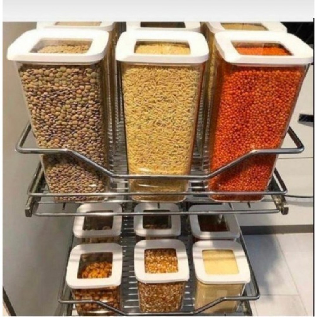 Lossa Kare Vakumlu Saklama Kabı 3`lü Set 1,7lt