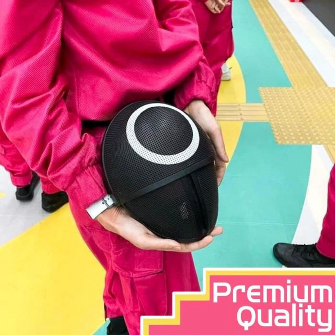 Orjinal Squad Game Maskesi Kalamar Oyun Maskesi Yuvarlak İthal Ürün